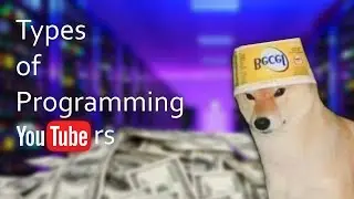 Types of Programming YouTubers