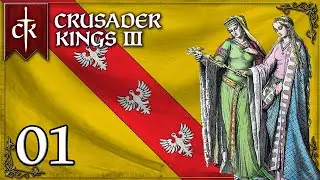 Let's Play Crusader Kings 3 III Wards & Wardens | CK3 Gameplay Duke of Lorraine Roleplay Episode 1