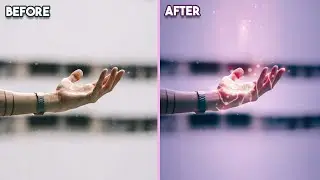 String Lights effect in Photoshop - how to make string lights in photoshop - Photoshop tutorials