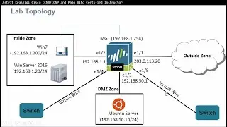 Palo Alto Lesson: 2.12 Lab Interface Configuration