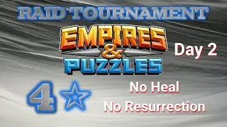 Raid Tournament Day 2!  We got a sick baby again...😥- Empires & Puzzles