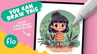 You Can Draw This Storybook Style Character in PROCREATE - Step by Step Procreate Tutorial