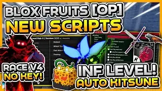 [NEW] Blox Fruits SCRIPT / HACK | Inf Level FAST Auto Farm & AUTO Kitsune Race V4 HACK 2024 🔥🍎