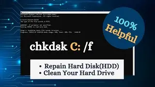 Improve Hard Drive (HDD) Performances | Repair Issues, Clean, and Optimize with CHKDSK | LW Sazzad