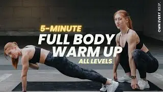 5 Min. Dynamic Warm Up & Mobility | For Gym & Home Workouts | Follow Along, No Talking