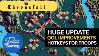 A HUGE Update for Thronefall | QOL & Hotkeys for Troops! | Gameplay