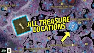 ALL Old Map Treasure Locations in the Underground in Tears of the Kingdom