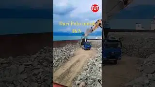 Semua demi IKN #tongkang #excavator #nusantara #teaser #palu #ikn #iknnusantara