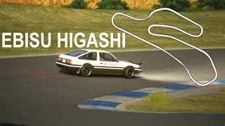 EBISU HIGASHI Time Attack AE86 Tuned | Assetto Corsa 1:08