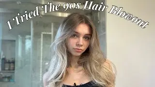 90's Blowout Hairstyle Tutorial🎀💇‍♀️ //TheAngelPoli