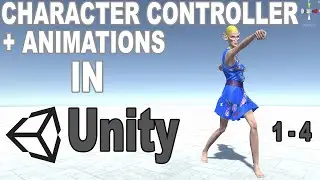 Player Movement Controller with Animations, Switch 3rd 1st person Controller in Unity 3D (1/4)