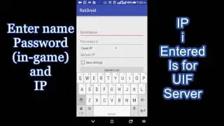 GTA SAMP : ON MOBILE :ANDROID : RAKDROID : UIF SERVER : PT SCORE AND FALL SCORE