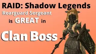 DOUBLE Ally Protect Team! REARGUARD SERGEANT in CLAN BOSS | Gears | Mastery  [RAID: Shadow Legends]