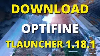 How To Install OPTIFINE in Tlauncher 1.18.1 Minecraft Java in Hindi