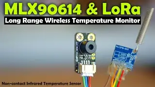 MLX90614 Infrared temperature sensor with LoRa, Arduino Project, LoRa Project