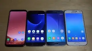 Samsung Galaxy S8 vs. Samsung Galaxy S7 vs. Samsung Galaxy S6 vs. Samsung Galaxy S5 - Speed Test!