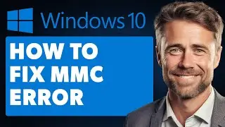 How To Fix MMC Could Not Create The Snap-in Windows 10/How To Fix MMC Error (Full 2024 Guide)