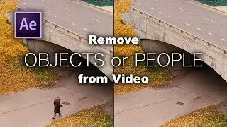 How to REMOVE OBJECTS from Video with Content-Aware Fill in After Effects.