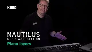 Korg Nautilus – piano layers in combi mode