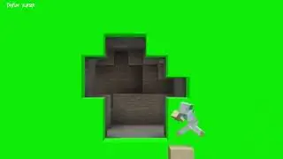 Minecraft Green Screen Intro /minecraft alex dance green screen /minecraft advancement green screen