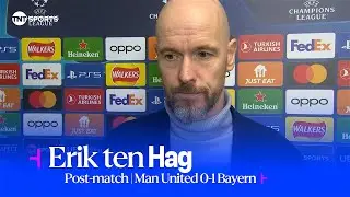 WE DIDNT DESERVE TO LOSE 👀 | Erik ten Hag reacts after Man United crash out of Europe #UCL