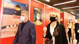 Анжелика Варум и Леонид Агутин на премьере фильма «Cosmo Life» на ММКФ