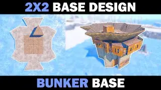 THE ULTIMATE BUNKER BASE DESIGN | STRONG Solo/Duo/Trio - RUST