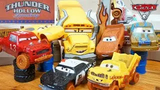 CARS 3 THUNDER HOLLOW SMASH AND CRASH WRECK RACE MISS FRITTER FUNNY TOY PLAYSET LIGHTNING CRUZ