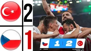 Türkiye - Czech Republic (2-1) EURO 2024 || Çek  - Türkiye (1-2) EURO 2024