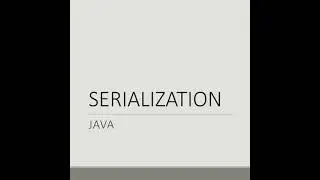 Java Serialization - #shorts #java #javaprogramming #javaprogrammingtutorial #serialization