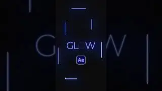 Create Glowing Flicker Titles in After Effects #tutorial