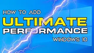 Ultimate Performance Power Plan | How to activate it in Windows 10