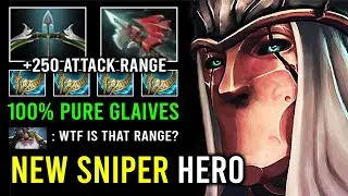 NEW Sniper Hero +250 Attack Range Unlimited Glaives Bounce Pure Dmg Silencer Dota 2