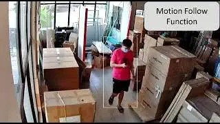 Auto Motion Tracking Security IP CCTV Camera / 360 degree Indoor Camera