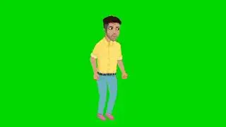 Man walking green screen video | Copyright Free