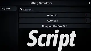 Lifting Simulator Script pastebin 2023/autofarm autosell