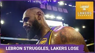 LeBron James Struggles as the Lakers Lose 109-105 to the Suns