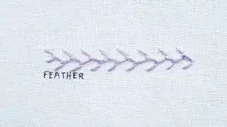 How to do the Feather Stitch