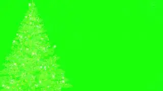 2020 to 2021 Christmas Tree | New Year - Green Screen Footage Download Free 4K