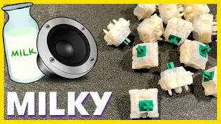 Gateron MILKY GREEN sound test & review // DON'T buy em