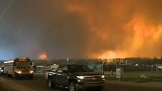 Fire Forces Canada to Evacuate City