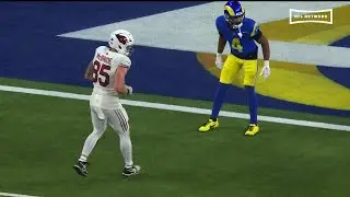 Trey McBride catches for a 1-yard Touchdown vs. Los Angeles Rams