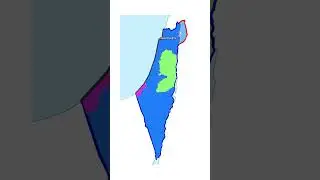 Israel Geography Explained In 1 Minute.