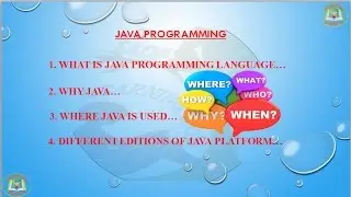 Lesson - 1 : Core Java Basics - What Why Where Java