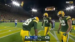 AJ Dillon breaks ankles & Aaron Rodgers clutches up on TD drive