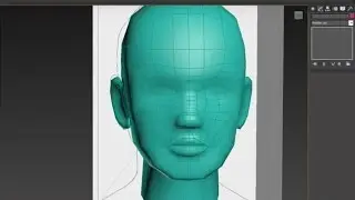 Autodesk 3ds Max 3D head modeling from box