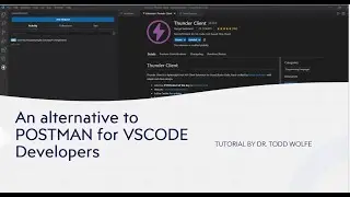 VSCode Tutorial: Using Thunder Client: an alternative to Postman for Developers