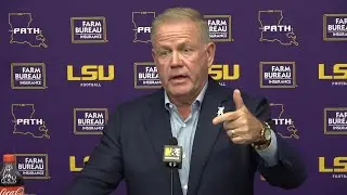 LSU Brian Kelly South Carolina game-week press conference