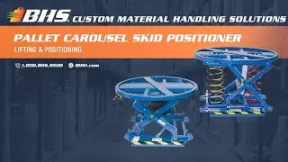 Ergonomic Palletizing Solution | Pallet Carousel & Skid Positioner