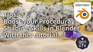 #blendertutorial #shading #beach HOW TO: Boost your procedural shading skills in blender 3.2!